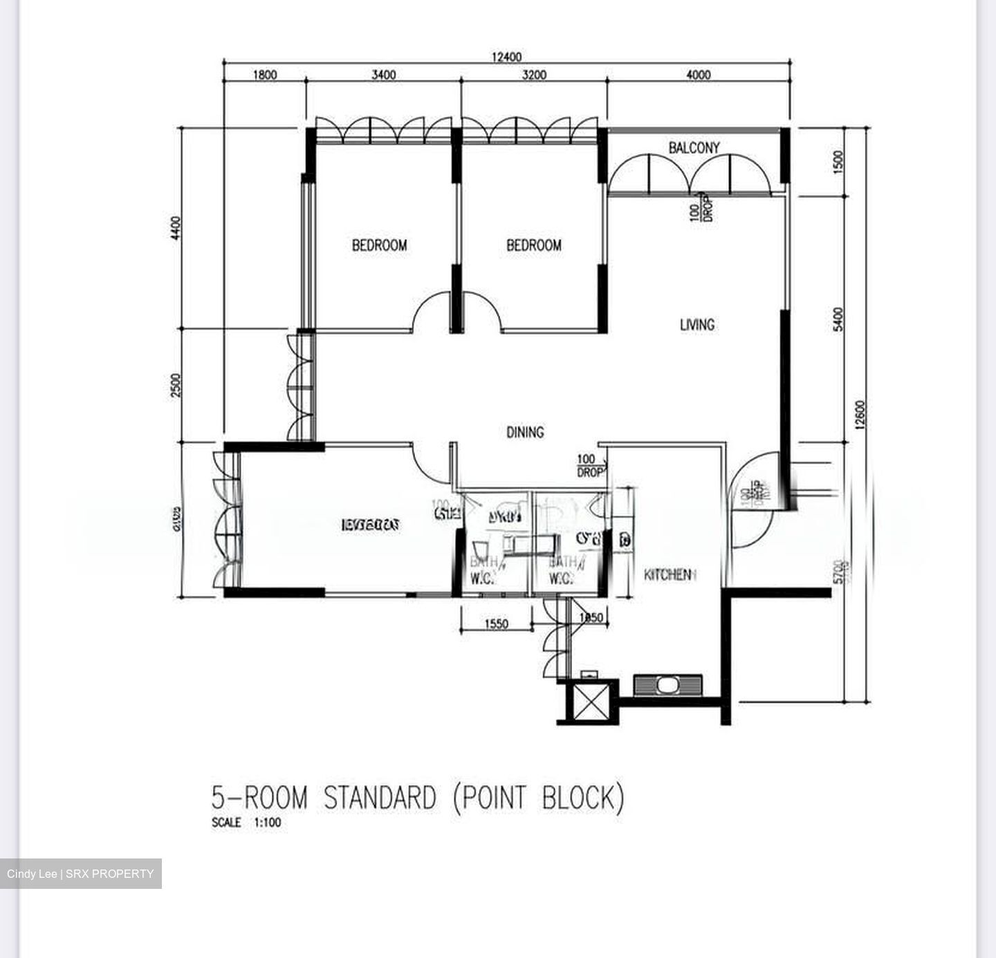 Blk 60 New Upper Changi Road (Bedok), HDB 5 Rooms #595832161